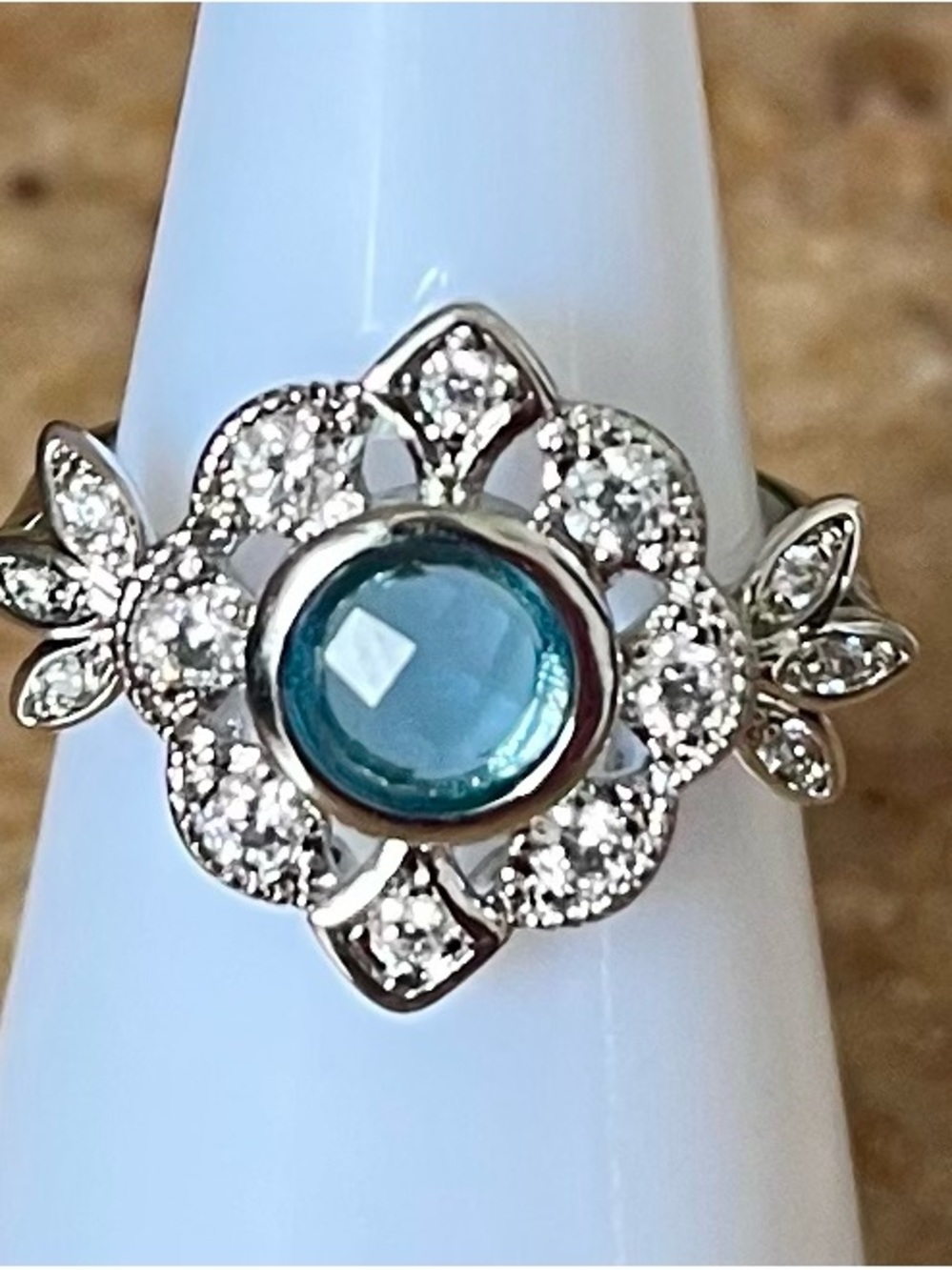 BP Southern Garden Collection The Vivian Ring Floral Halo Ring HTF
